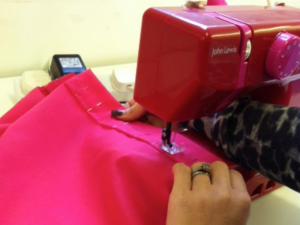 Sewing machine work