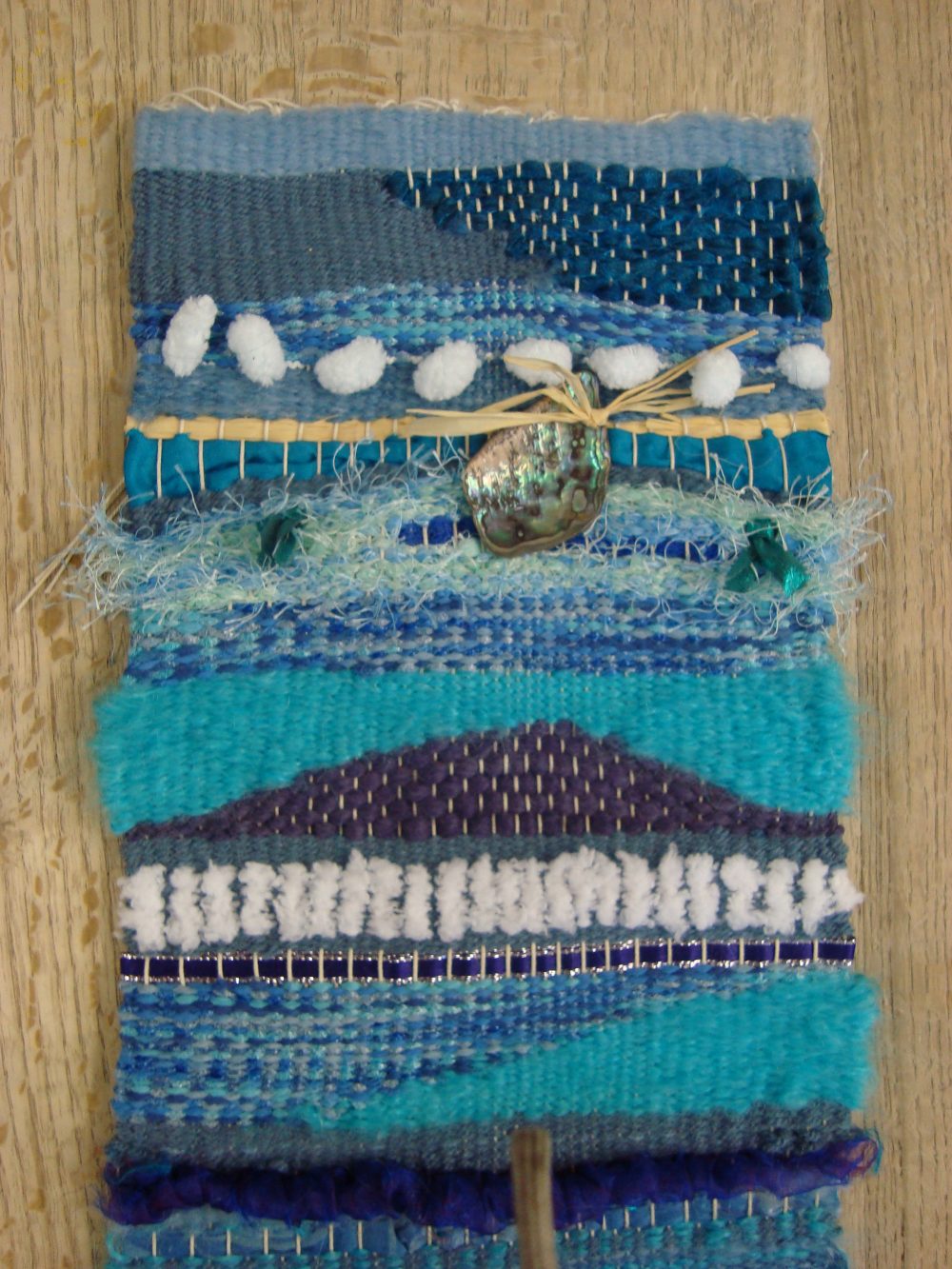 Blue weaving