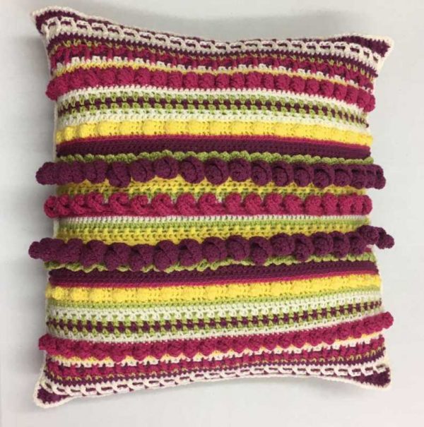 Completed Intermediate Crochet Cushion course