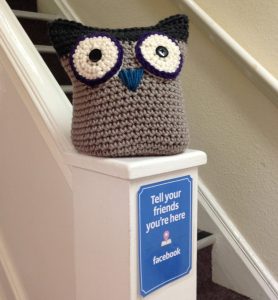 Crochet Owl Doorstop