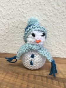 Snowman Knitted Decoration
