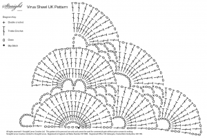 Virus Shawl Pattern Chart